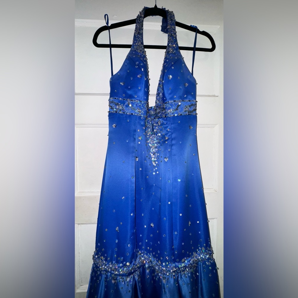 Elegant Blue Prom Dress